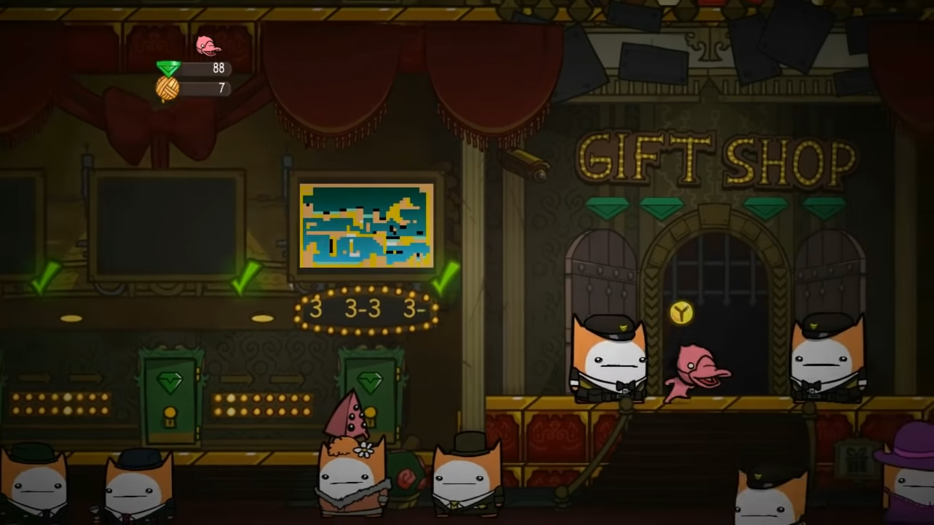 Battleblock Theater Level Select