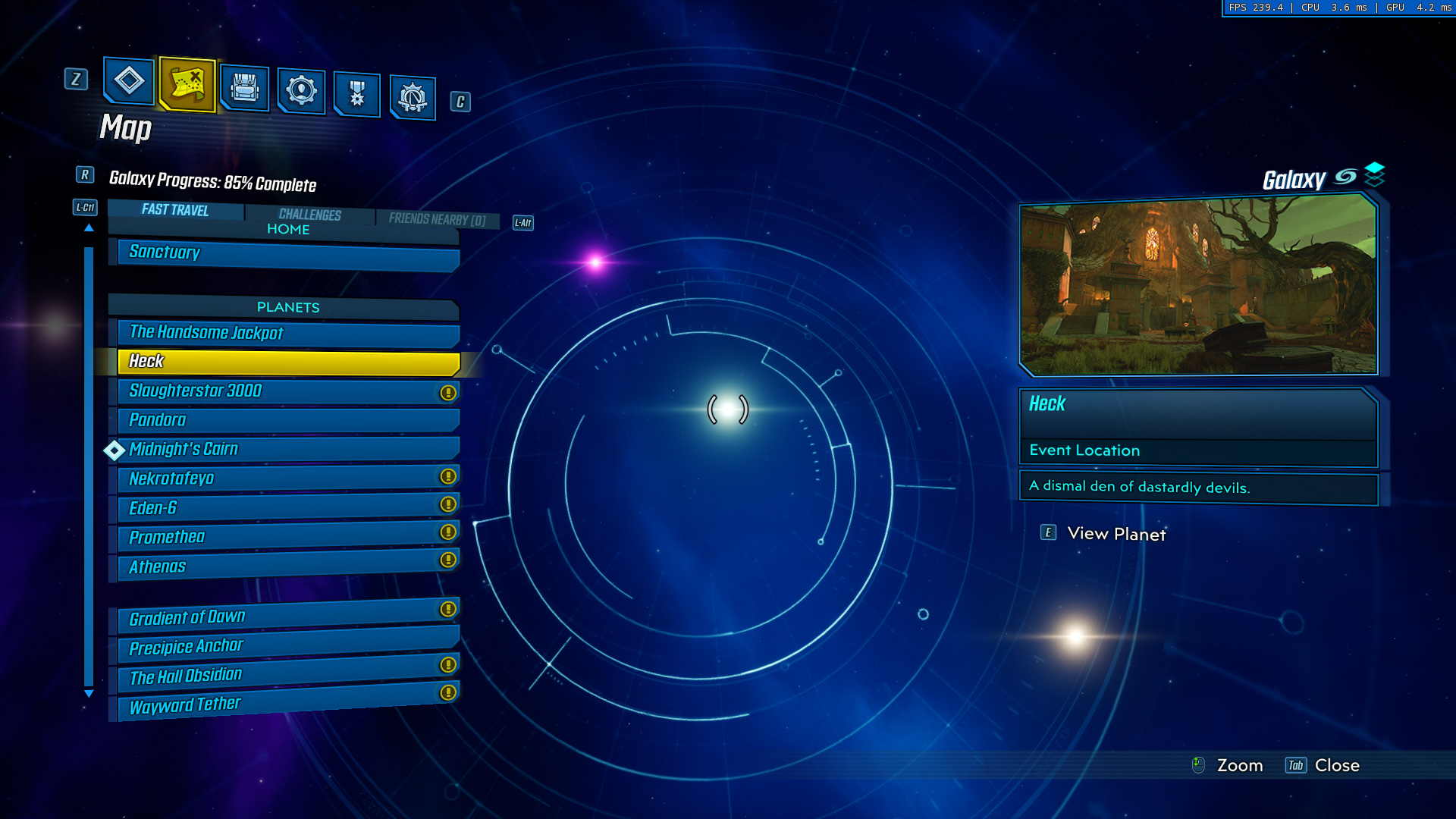 Borderlands 3 Level Select