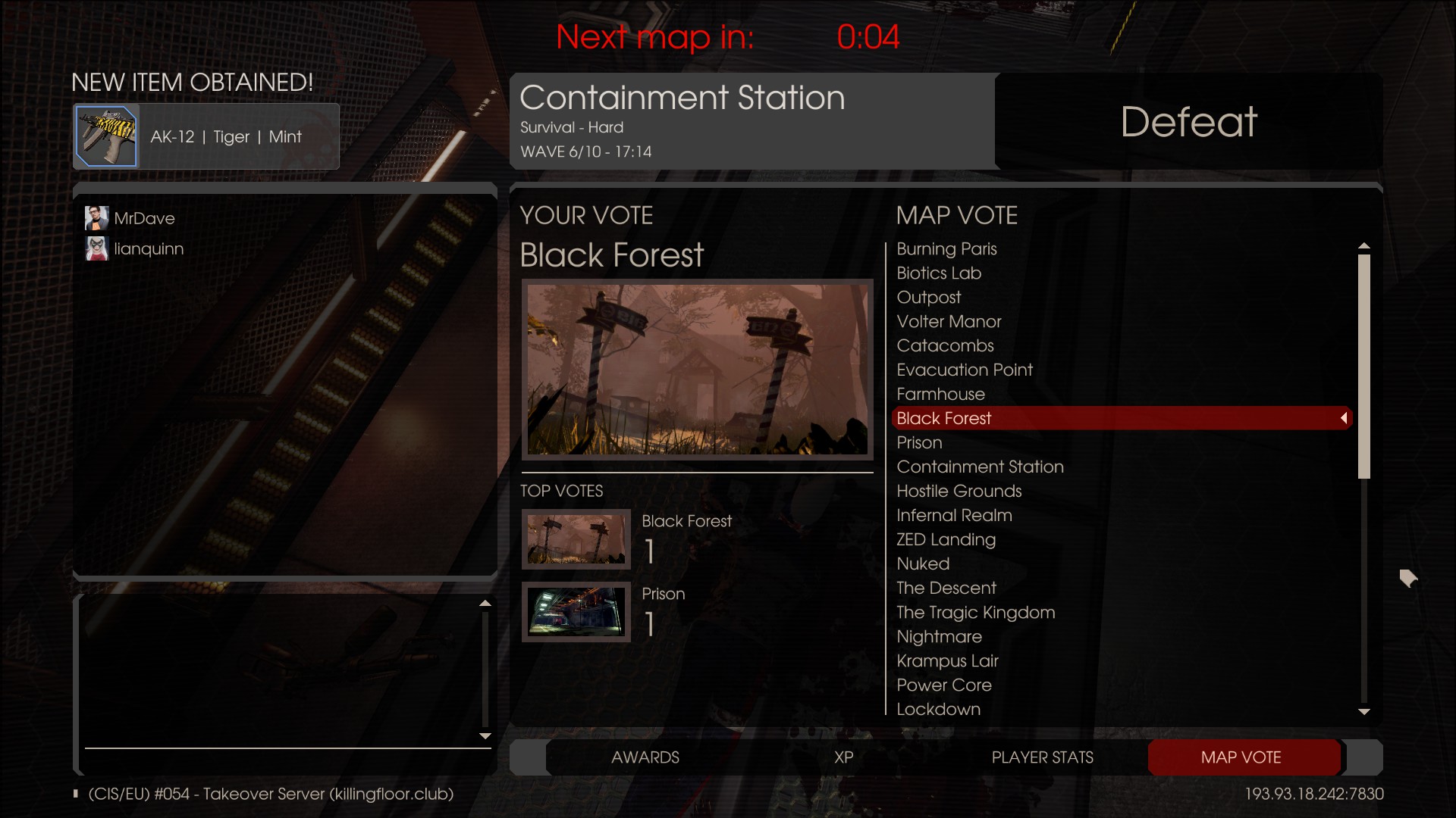 Killing Floor 2 Level Select
