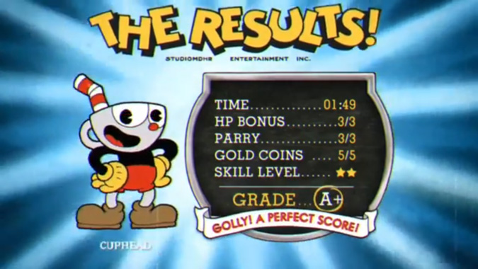 Cuphead Scores