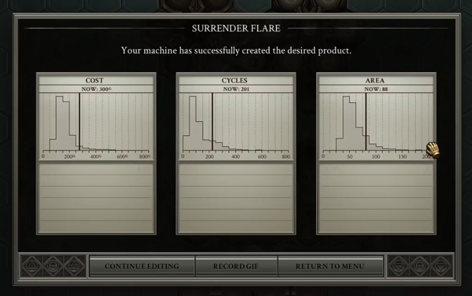 Opus Magnum Scores