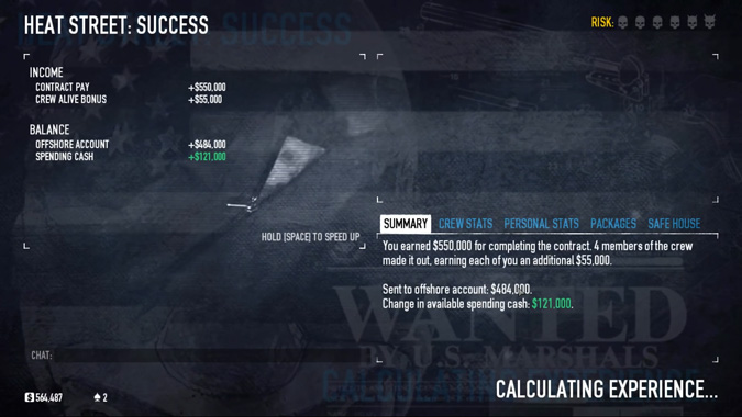 Payday 2 Scores