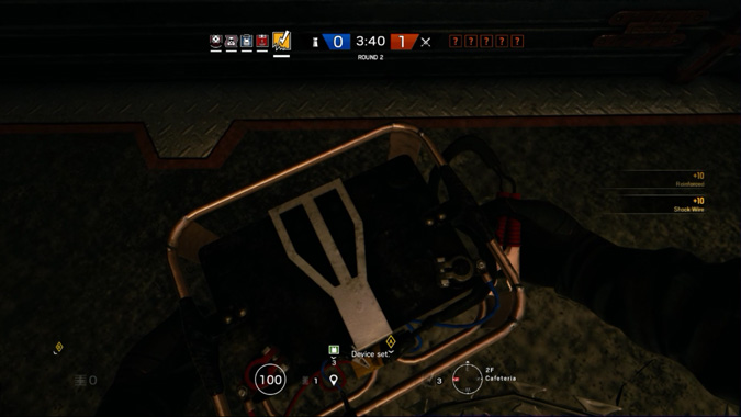 Rainbow Six Siege Getting Score for making defences