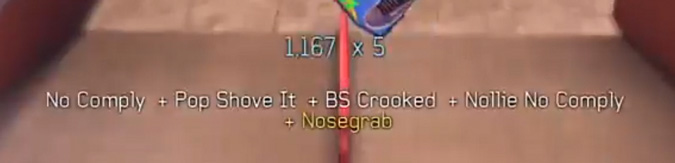Tony Hawks Pro Skater Score System