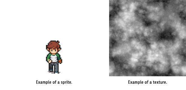 What is a texture vs a sprite